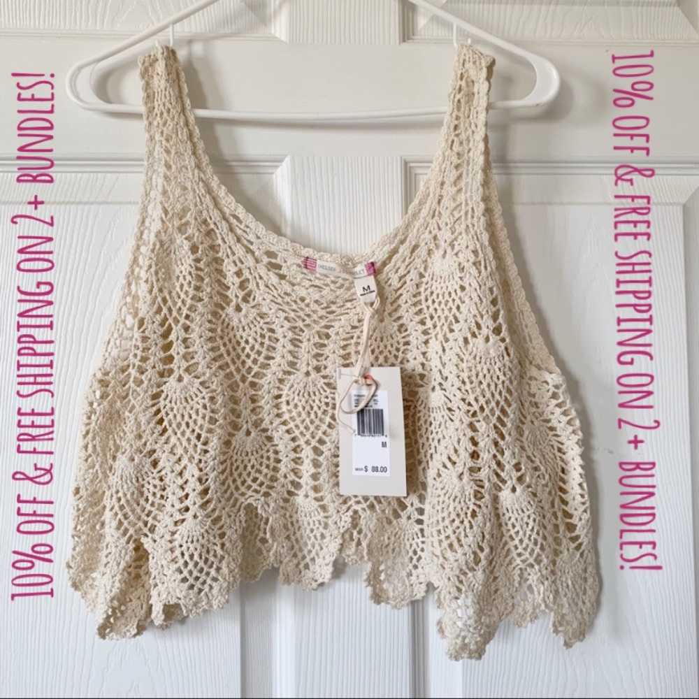 Chelsea & Violet Crochet Crop Top
